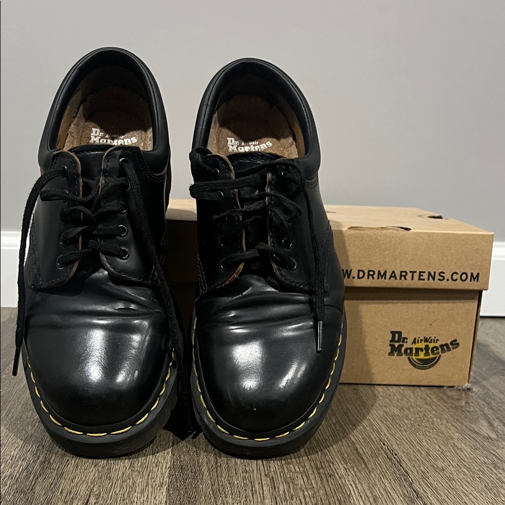 Dr. Martens Black Leather Oxfords